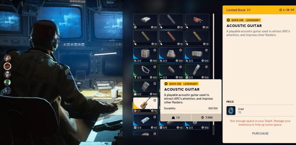 Acoustic Guitar in ARC Raiders