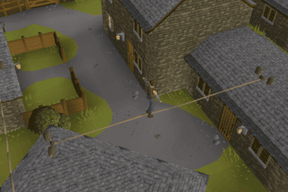 OSRS - One of the rooftop courses.