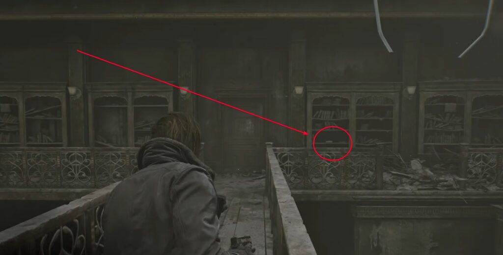 Library note in Resident Evil Requiem