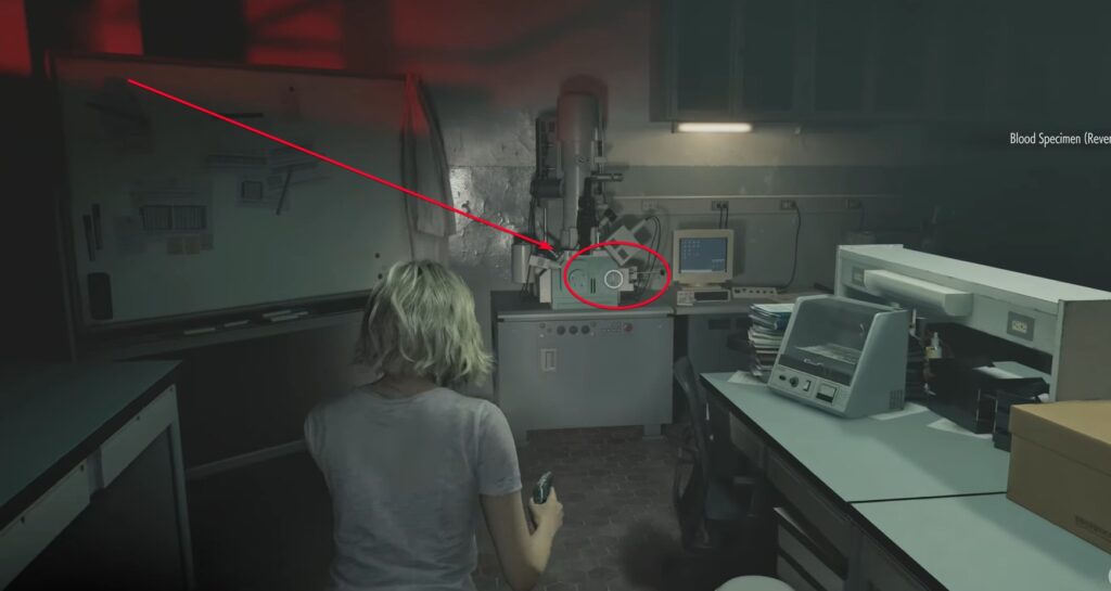 Blood Analyzer in Resident Evil Requiem