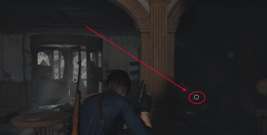 Letter in hotel in Resident Evil Requiem.
