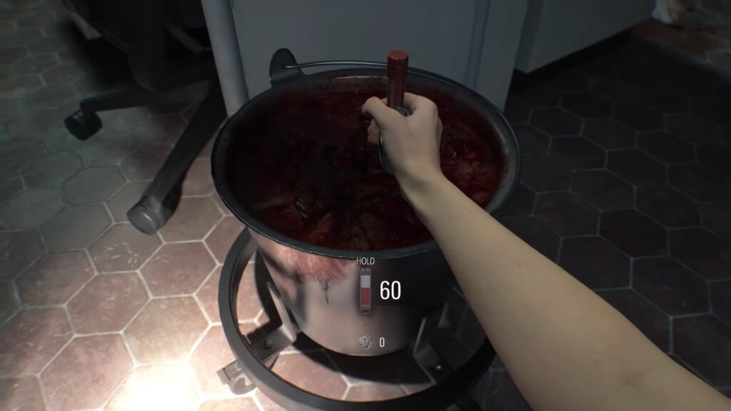 Blood Bucket in Resident Evil Requiem