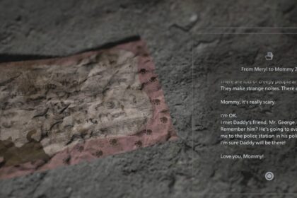 From Meryl to Mommy 2 text in Resident Evil Requiem.