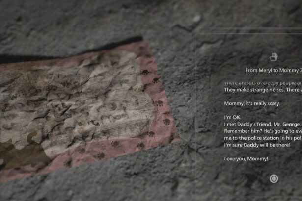 From Meryl to Mommy 2 text in Resident Evil Requiem.
