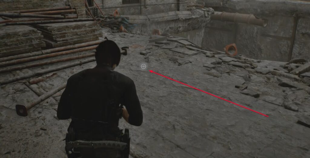 Letter near sewers in Resident Evil Requiem.