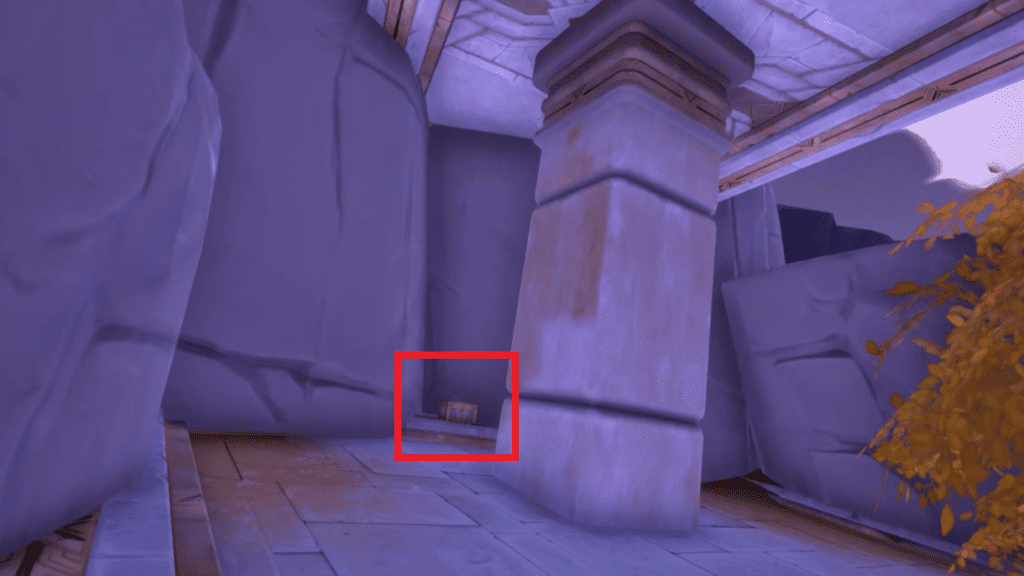Location of Chest 08 marked.