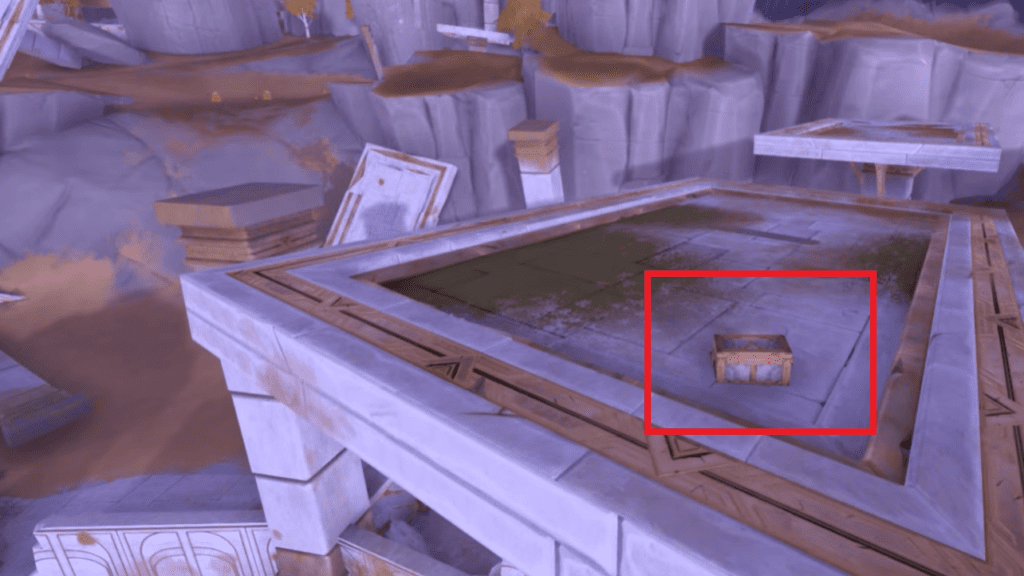 Location of Chest 09 marked.