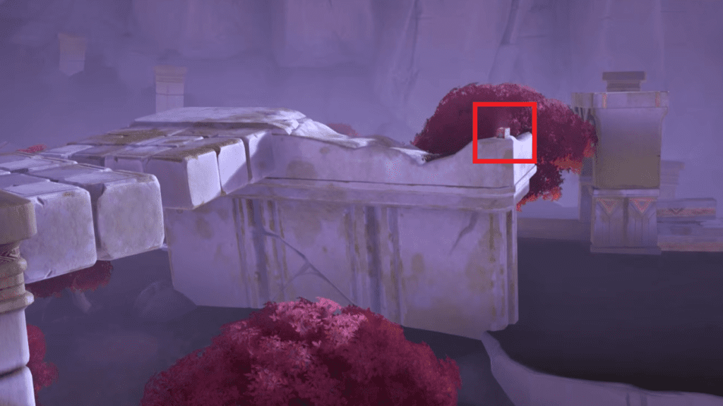 Location of Chest 10 marked.