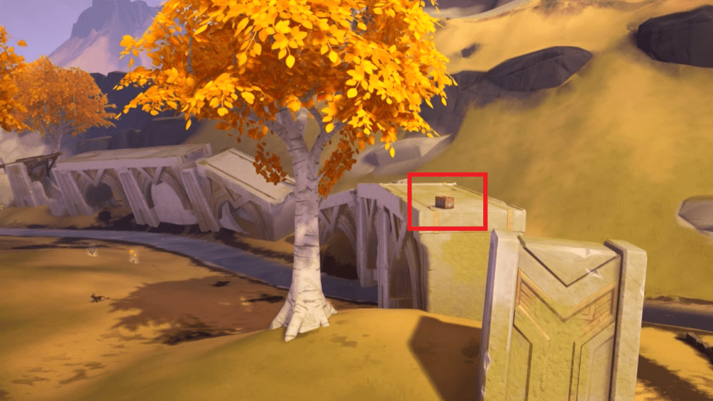 Location of Chest 12 marked.