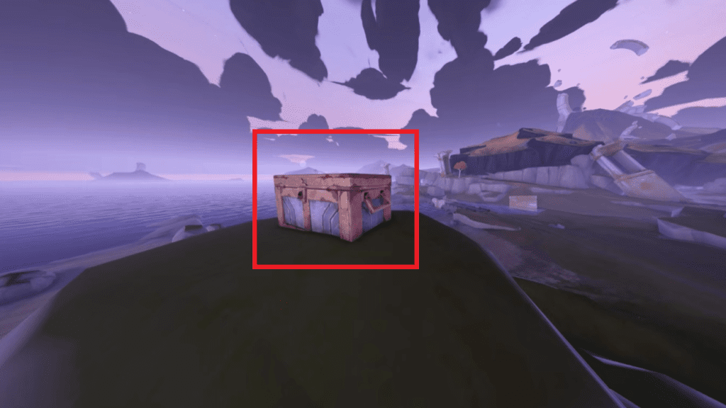 Location of Chest 14 marked.
