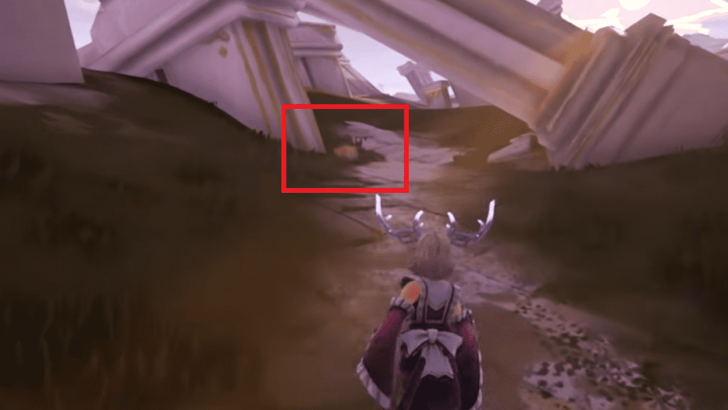 Location of Chest 16 marked.