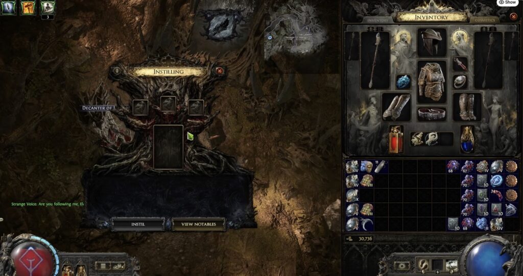 Anoint an Amulet With the Decanter of Madness in PoE 2