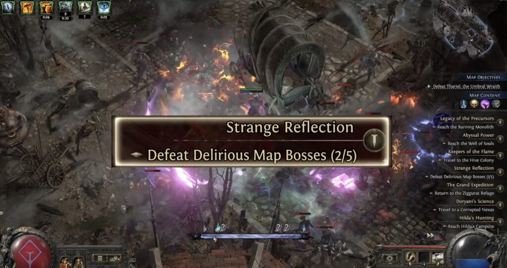 Defeat five Delirious map bosses to unlock Decanter of Madness