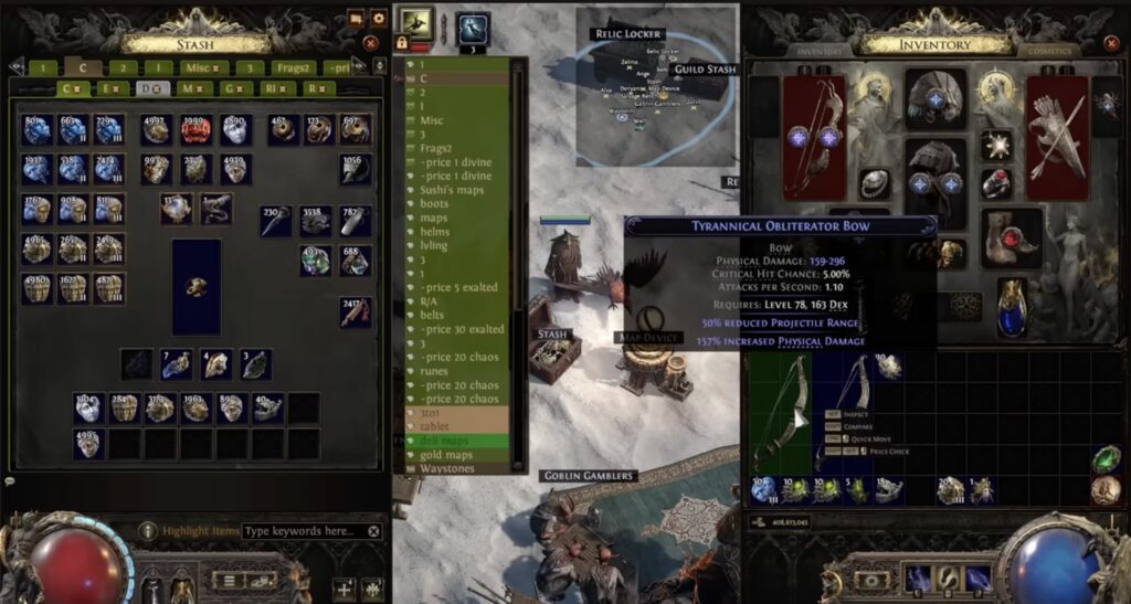 Max Level to Craft Best Bow in Path of Exile 2
