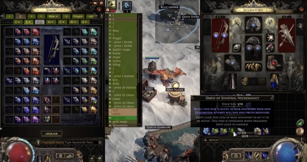 Omen of Necromancy in Path of Exile 2