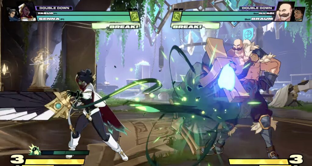 Senna Base Form S2 Black Mist Attacks in 2XKO
