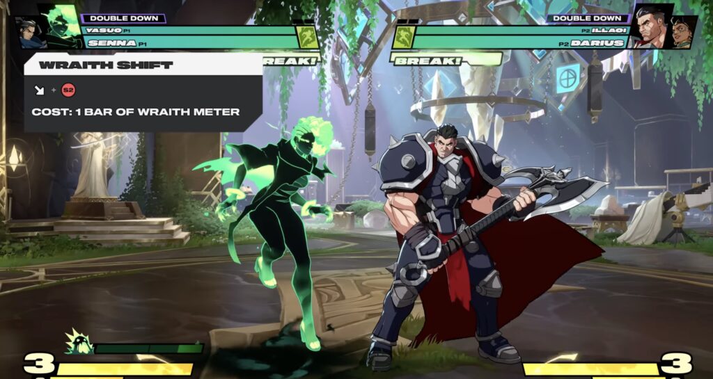 Senna Enter Wraith Form in 2XKO