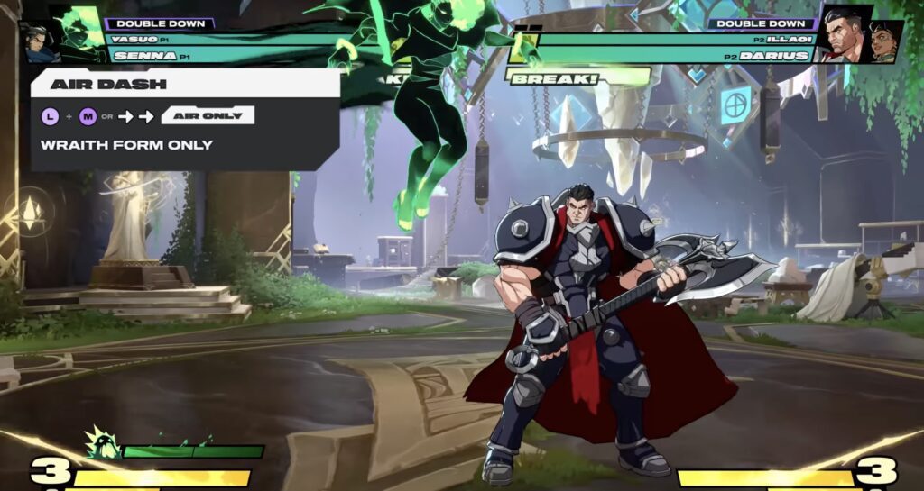 Senna Wraith Form Dash in 2XKO
