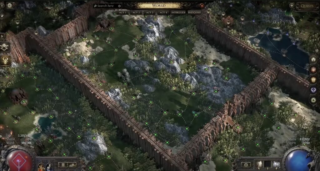 Stone Statue Areas to unlock Atlas fast in PoE 2
